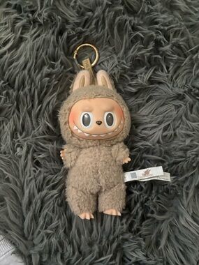 labubu Keychain with Beige Face